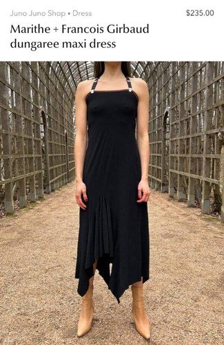 Maxi abito salopette marithe - maxi,