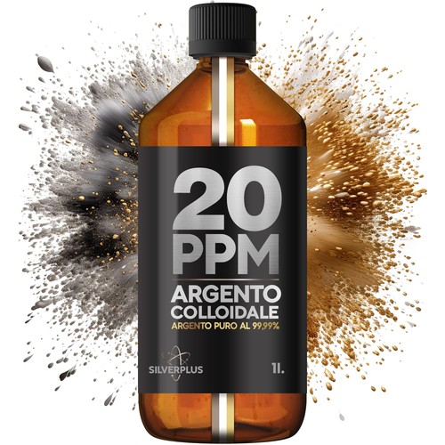 Argento colloidale puro ppm - argento,