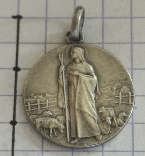 Pendentif médaille ste - pendentif,