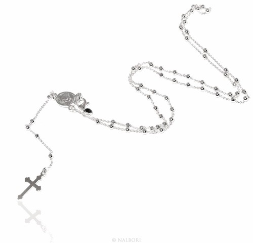 Collana argento 925 rosario - argento,