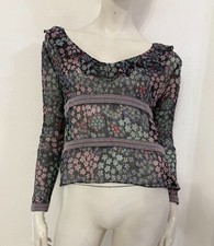 CACHAREL Maglia blusa blu