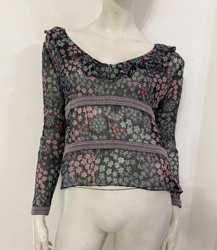 Cacharel maglia blusa blu - maglia,