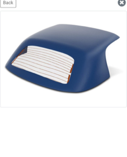 Convertible top blue - convertible, by