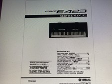 Yamaha Psr-e423 Manuale di