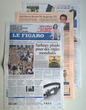 LE FIGARO N°20 179 du 16/06/2009 -Julien Dray/ L'antimode de Starck/ Sonic Youth