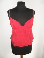 TOP CANOTTIERA A CORSETTO SOTTO GIACCA MARIELLA BURANI Tg 46  IN TESSUTO LUCIDO