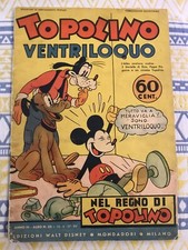 NEL REGNO DI TOPOLINO 1937 N 35 TOPOLINO VENTRILOQUO DISCRETO VCEB