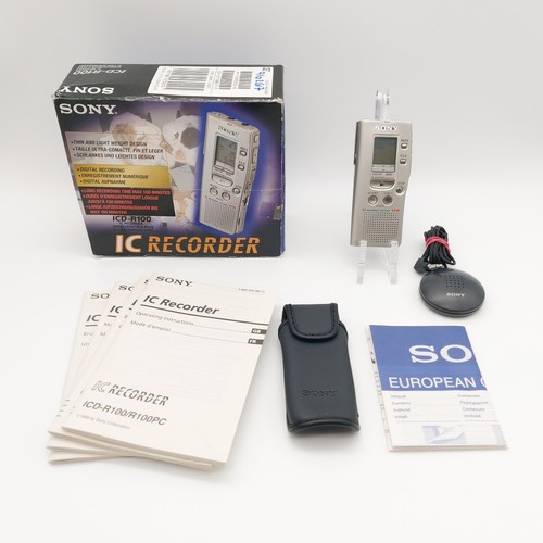Sony icd r100 recorder - icd-r100,