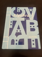 Saxon Algebra 1/2 Second edition Textbook