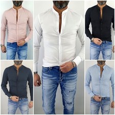 Camicia uomo slim coreana - camicia,