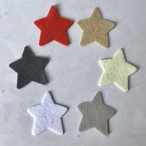 Scandi felt stars - stars,, die