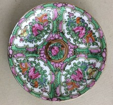 CERAMICHE DECORATIVE E DA COLLEZIONE-PIATTINO CINESE-AMPIO DECORO FLOREALE-BELLO