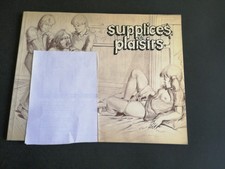 SUPPLICES ET PLAISIRS EDIZIONI DEFI 1979 IN LINGUA FRANCESE VOLUME RARO