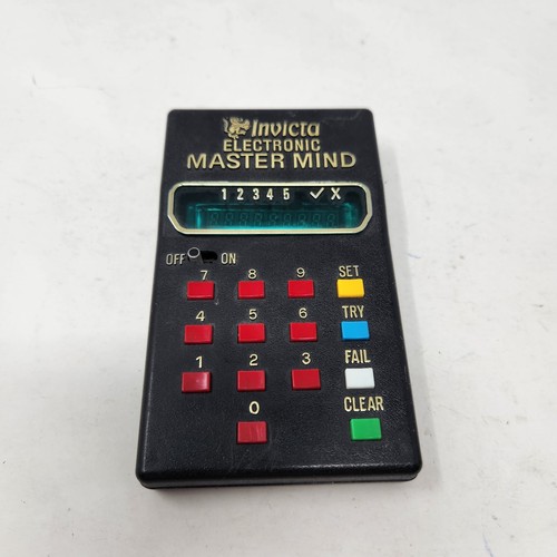 Electronic mastermind game - electronic,