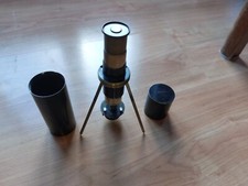 Antico Microscopio Da Campo