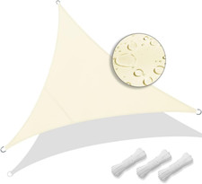 Vela Ombreggiante Triangolare 5X5X5M, Tenda Da Sole per Esterno, Impermeabile Pr