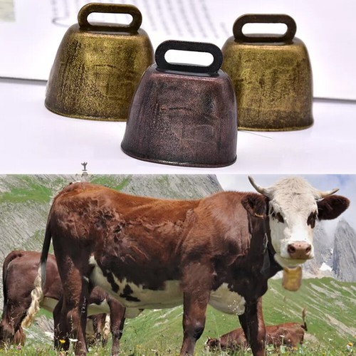 Loud cow bell metal - bell, anti-lost