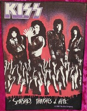 Toppa Kiss BackPatch 1989 Vintage 80 Glam Metal Patch AcDc Iron Maiden Metallica