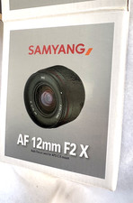Samyang AF 12mm F2 X wide lens