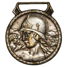 Medaglia casco pompiere - casco,