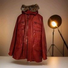 Trench In Pelle Santarini Uomo