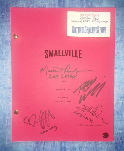 Smallville script firmato - script,