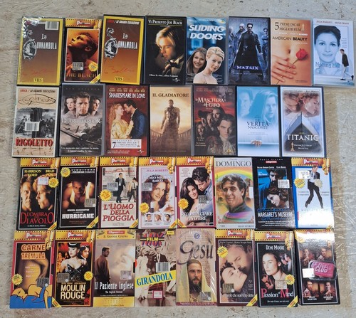 Vhs film videocassette - videocassette, lotto