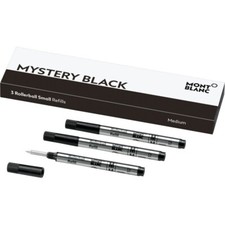 MONTBLANC 128240  REFILL ROLLERBALL SMALL M mystery black 1 X 3
