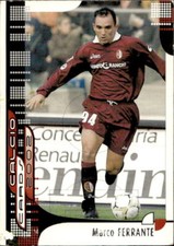 card calciatori cards calcio 2002 panini  # 104 Torino Ferrante