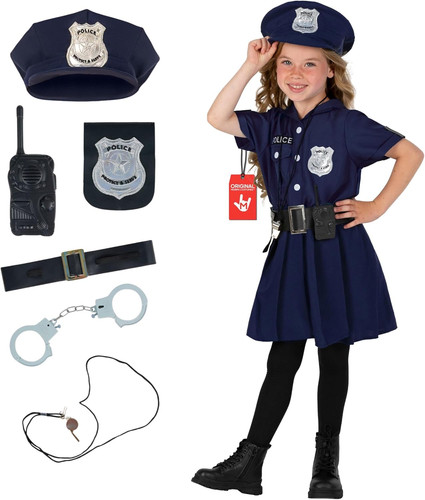 Vestito poliziotta bambina - vestito,