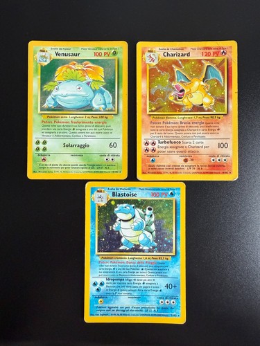 Pokemon base set trio - pokemon,
