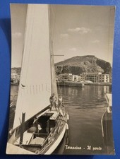 1955 Terracina (Latina) - porto - barca a vela