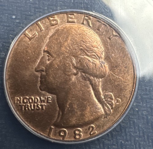 Errore mint 1982 25c - 1982-d,