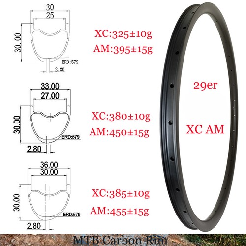 Cerchio carbonio mtb am - cerchio, xc