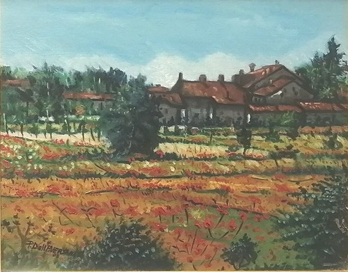 Paesaggio lombardo pittore - paesaggio,