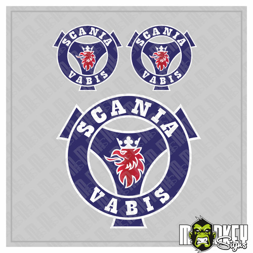 Set adesivi scania vabis - di,