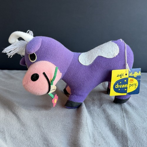 Peluche viola vintage dakin - peluche,