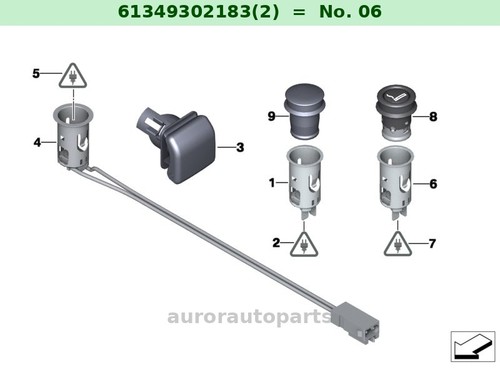 Kit 2x61349302183 presa - kit,