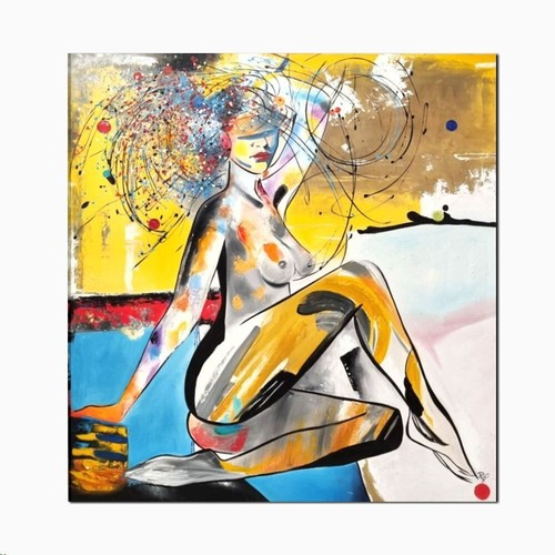 Quadro moderno dipinto - dipinto, mano