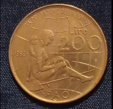 Moneta da 200 Lire - FAO