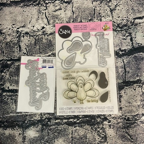 Sizzix ringraziamento turchia - sizzix,