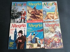 ALLEGRIA 1/6 COMPLETA MINI RIVISTA CON FUMETTI BENITO JACOVITTI EDIPUBBLI 1960