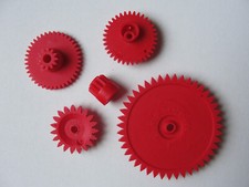 Per ingranaggi Grundig RR 2000 set 5 pezzi GRUNDIG PARTY CENTER 2000 ingranaggi