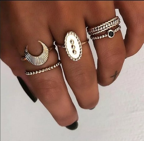 Set 5pz accessori donna anelli - 5pz,