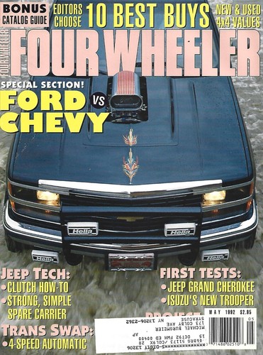 May 1992 four wheeler - four, magazine