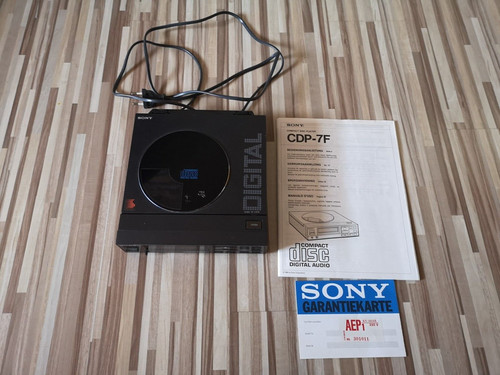 Lettore compact disc - disc, sony