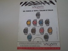 advertising Pubblicità 2006 OROLOGI VAGARY TITANIUM
