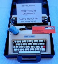 MACCHINA DA SCRIVERE VINTAGE OLIVETTI LETTERA 35 con Custodia & Nastro OMAGGIO