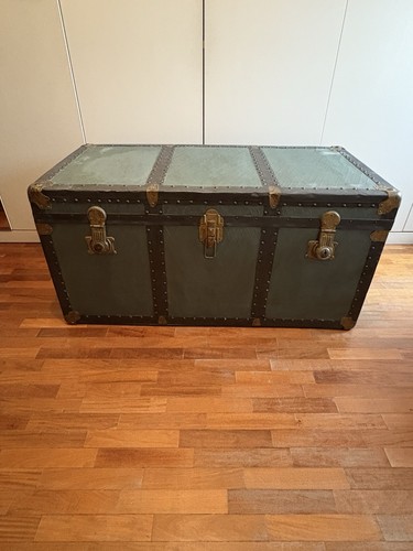 Baule antico vintage forziere - baule,