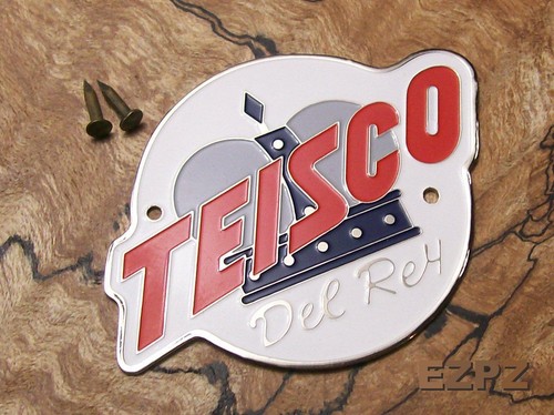 Teisco del rey headstock logo - del,